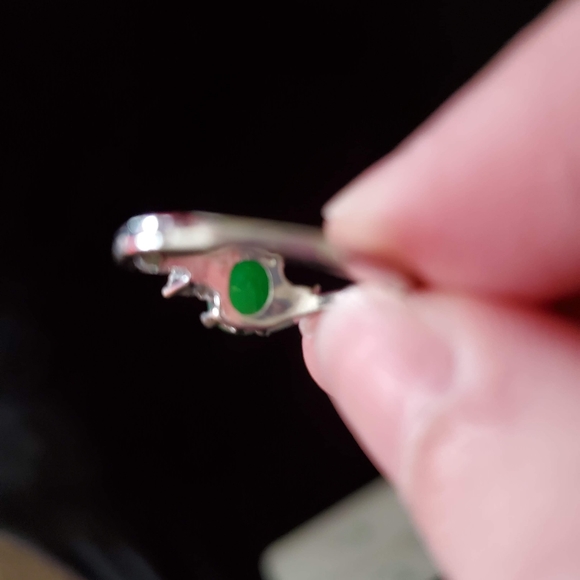 Fire opal ring - Picture 2 of 2